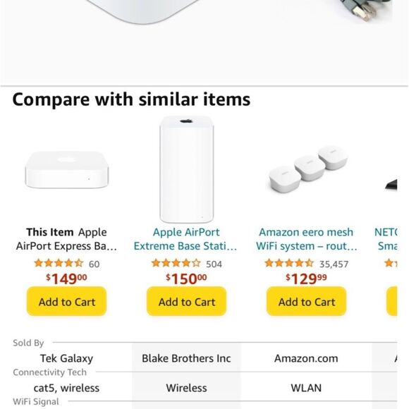 Apple AirPort Express Base Station Wireless Router Unit No Cord - Picture 5 of 5